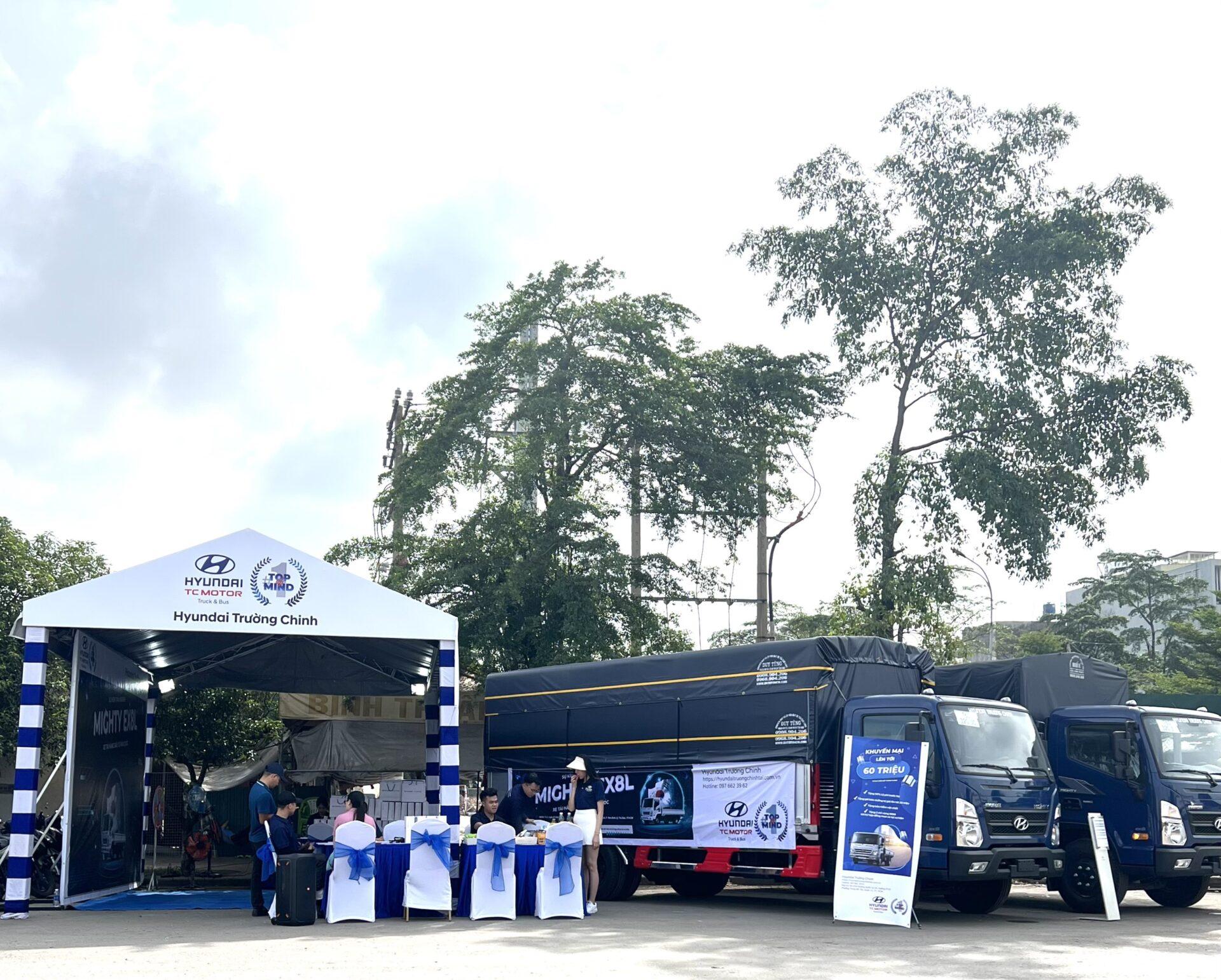 Lai Thu xe Mighty EX8L Hyundai Truong Chinh Đăng Ký Lái Thử